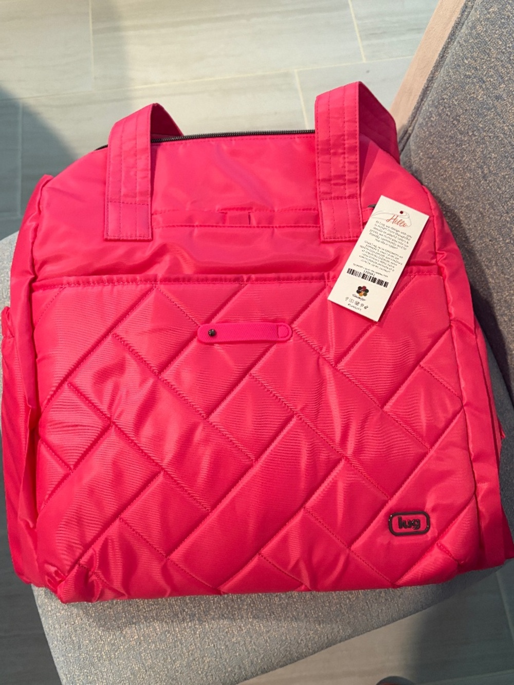 LUG Saunter Classic Duffel-Powerful Pink